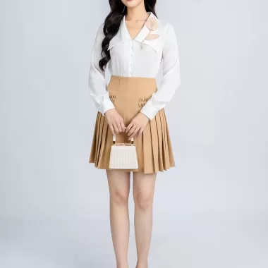 [Giảm Giá] Váy xù không đều phong cách đường phố, phù hợp xuân hè với váy ngắn QPLD 8