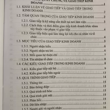 Giáo Trình Giao Tiếp Kinh Doanh ( GS. TS. Hà Nam Khánh Giao - Tái Bản 2022) 3