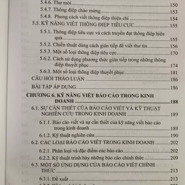 Giáo Trình Giao Tiếp Kinh Doanh ( GS. TS. Hà Nam Khánh Giao - Tái Bản 2022) 6