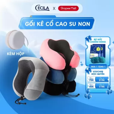 Gối Chữ U Kê Cổ A Concept Decor Gối Kê Cổ Êm Ái Ngủ Trưa Văn Phòng Du Lịch Đi Máy Bay Ô Tô Gối Ôm Chống Mỏi Cổ Thoải Mái 7