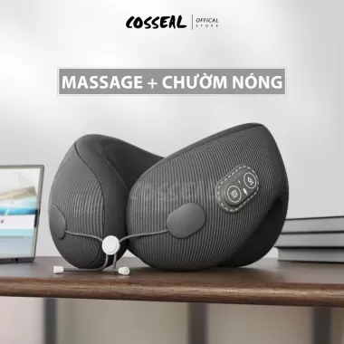 Gối Cổ U Massage Cosseal Công Thái Học Kê Cổ Cao Su Non Văn Phòng Chống Đau Mỏi Vai Gáy Tựa Cổ 5 Gối Cổ U Massage Cosseal Công Thái Học Kê Cổ Cao Su Non Văn Phòng Chống Đau Mỏi Vai Gáy Tựa Cổ 5