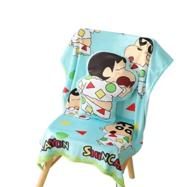 Gối Crayon Shin-chan Hình Chữ Nhật Dễ Thương - Vỏ Gối Polyester Hoạt Hình Giá Tốt 103983đ