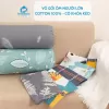gối dài đôi poly cotton vỏ có khoá kéo tháo dời được vỏ 1