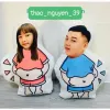 Gối In Mèo Xấu Xí Chó Mèo Người Vui Nhộn - Giảm 17% Chỉ 170k