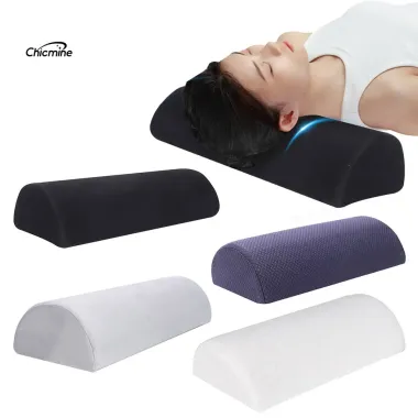 Gối nửa mặt trăng cho chân Gối dưới lưng và đầu Gối hỗ trợ thắt lưng cho giường ngủ