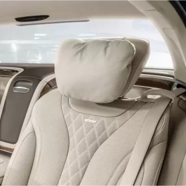 Gối Tựa Đầu Dựa Cổ Ô Tô Xe Hơi Kiểu Da Lộn Maybach Cao Cấp Siêu Mềm Chống Đau Mỏi (nhiều lựa chọn màu sắc) 3