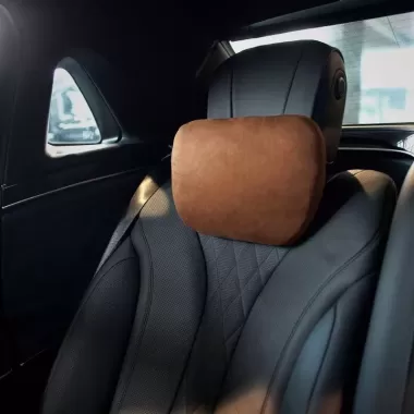 Gối Tựa Đầu Dựa Cổ Ô Tô Xe Hơi Kiểu Da Lộn Maybach Cao Cấp Siêu Mềm Chống Đau Mỏi (nhiều lựa chọn màu sắc) 6