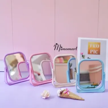 Gương Để Bàn Tai Mèo Xoay 360° Cute - Gương Trang Điểm Nội Địa Trung Giá Rẻ 11880đ 6