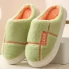 [Hàng có sẵn] Dép bông đi trong nhà mùa đông, dép lông unisex đế cao su bám sàn tốt, mềm dẻo quai hoạt tiết đáng yêu 6