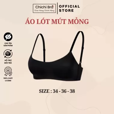 [ HÀNG LOẠI 1 ] Áo Ngực Áo Lót Áo Bra Nữ Chất Su Mỏng Không Gọng Có Mút Đệm Gom Quả Chống Xệ CHICHI 048 6