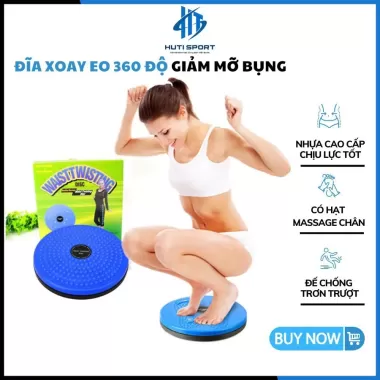 [ Hàng Loại 1 ] Đĩa Xoay Eo 360 Độ Tập Thể Dục Giảm Mỡ Bụng Với Bàn Xoay Hình Bàn Chân Có Độ Ma Sát Cao 3