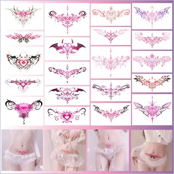Khám phá thiết kế và ý nghĩa biểu tượng của hình xăm miếng dán Succubus che sẹo mắt cá