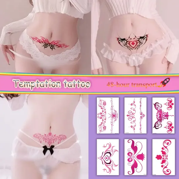 Hình ảnh sản phẩm Hình Xăm Miếng Dán Succubus Che Sẹo Mắt Cá Chân Chống Thấm Nước Vĩnh Viễn Giá Rẻ 114480đ