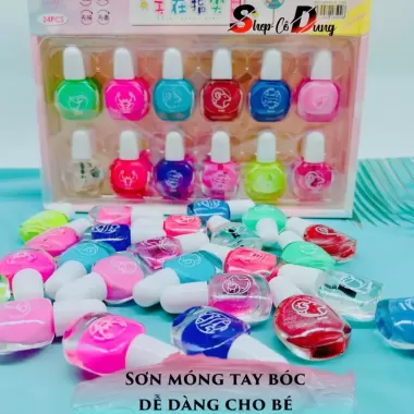 (Hỏa Tốc HCM) Sơn móng tay trẻ em lột được cho bé gái, giá của 1 chai 1