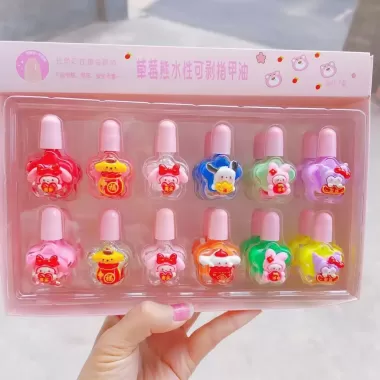 (Hỏa Tốc HCM) Sơn móng tay trẻ em lột được cho bé gái, giá của 1 chai 9