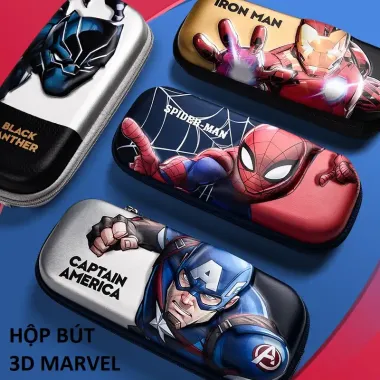 Hộp Bút 3D Siêu Nhân Marvel Đa Năng Nhiều Ngăn Giá Rẻ Chỉ 138k - B58 Chiết Giảm 1