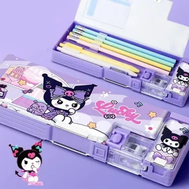 Hộp Bút Chì Đa Năng Kuromi Kawaii - Quà Tặng Học Tập Hoạt Hình - Giảm 16% còn 72792 VND 1 Hộp Bút Chì Đa Năng Kuromi Kawaii - Quà Tặng Học Tập Hoạt Hình - Giảm 16% còn 72792 VND 1