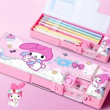 Hộp Bút Chì Đa Năng Kuromi Kawaii - Quà Tặng Học Tập Hoạt Hình - Giảm 16% còn 72792 VND