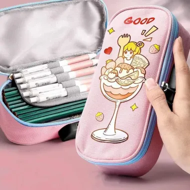 Hộp Bút Chì Đa Năng Kuromi Kawaii - Quà Tặng Học Tập Hoạt Hình - Giảm 16% còn 72792 VND 4 Hộp Bút Chì Đa Năng Kuromi Kawaii - Quà Tặng Học Tập Hoạt Hình - Giảm 16% còn 72792 VND 4
