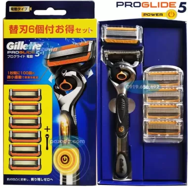 Hộp đầu cạo dao cạo râu 5 lưỡi Gillette Fusion 5 Power, Hộp 12 đầu, Nội địa Úc 1 Hộp đầu cạo dao cạo râu 5 lưỡi Gillette Fusion 5 Power, Hộp 12 đầu, Nội địa Úc 1