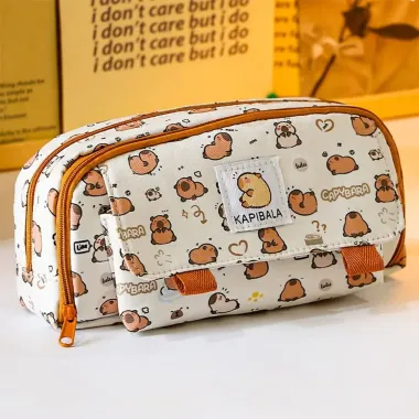 Hộp Đựng Bút Capybara Sang Trọng - Túi Văn Phòng Phẩm Học Tập Cho Trẻ Em Giá Cực Sốc 23562đ