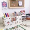 Hộp đựng bút để bàn có ngăn kéo đa năng decor bàn học, kệ đựng bút đồ dùng học tập - BOLI HOUSE 4