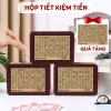Hộp đựng tiền tiết kiệm gỗ hiện đại giúp lên kế hoạch chi tiêu làm quà tặng đồ decor độc đáo Mono 4
