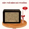 Hộp đựng tiền tiết kiệm gỗ hiện đại giúp lên kế hoạch chi tiêu làm quà tặng đồ decor độc đáo Mono 7
