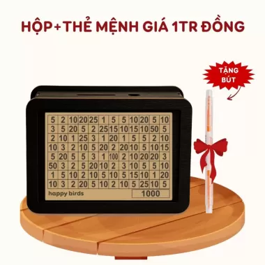 Hộp đựng tiền tiết kiệm gỗ hiện đại giúp lên kế hoạch chi tiêu làm quà tặng đồ decor độc đáo Mono 7 Hộp đựng tiền tiết kiệm gỗ hiện đại giúp lên kế hoạch chi tiêu làm quà tặng đồ decor độc đáo Mono 7