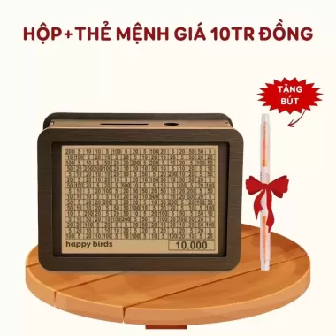 Hộp đựng tiền tiết kiệm gỗ hiện đại giúp lên kế hoạch chi tiêu làm quà tặng đồ decor độc đáo Mono 8 Hộp đựng tiền tiết kiệm gỗ hiện đại giúp lên kế hoạch chi tiêu làm quà tặng đồ decor độc đáo Mono 8