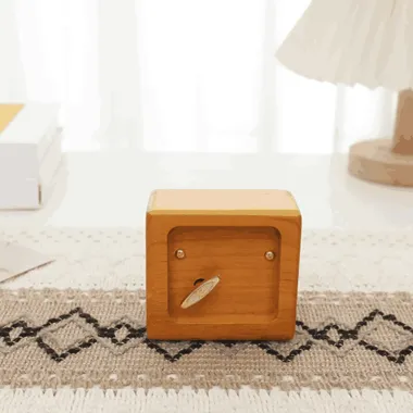 Hộp Nhạc Cổ Điển Gỗ Sồi Quà Sinh Nhật Sáng Tạo Zumi 7.5x6.5x4.3cm Giá Cực Tốt 215000Đ