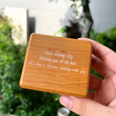 Hộp Nhạc Cổ Điển Gỗ Sồi Quà Sinh Nhật Sáng Tạo Zumi 7.5x6.5x4.3cm Giá Cực Tốt 215000Đ