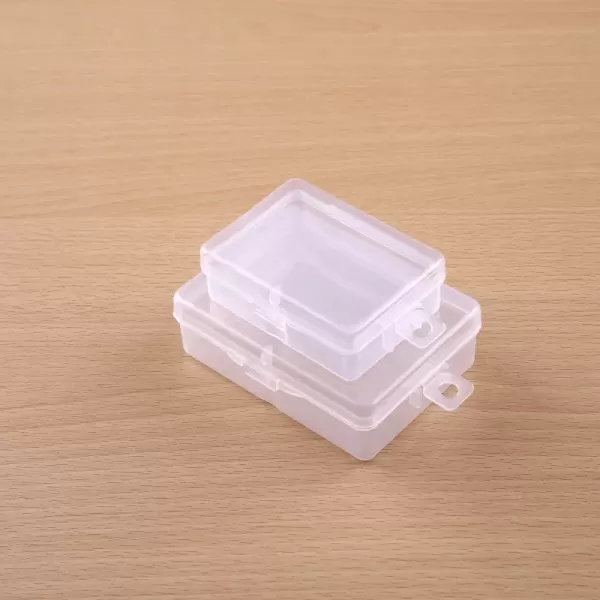Hình ảnh sản phẩm Hộp Nhựa Trong Suốt có nắp khóa, chất liệu nhựa PP, Đựng sản phẩm, Trang Sức, Đồ Nail 893GroupA