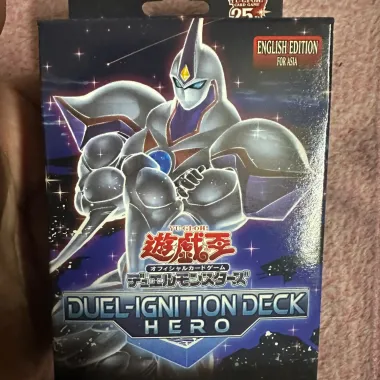 Hộp Thẻ Bài Yugioh Duel Ignition Deck HERO Chính Hãng Giá Chỉ 300k Hộp Thẻ Bài Yugioh Duel Ignition Deck HERO Chính Hãng Giá Chỉ 300k