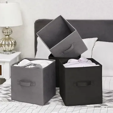 Hộp Vải Kệ Tủ Đa Năng GD11 - Đựng Đồ Tiện Lợi, Gọn Gàng & Trang Trí Nhà Cửa Giá Chỉ 50k!