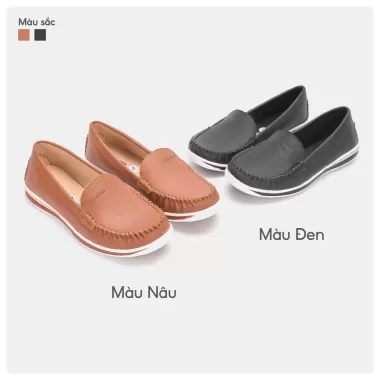 Kaleea: Giày Lười nữ Moca chống trơn trượt K499 (3P) 1