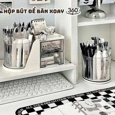 Kệ Mỹ Phẩm Để Bàn Xoay 360 Độ Tiện Dụng Dollyhouse - Giảm 14.7k còn 49k 4