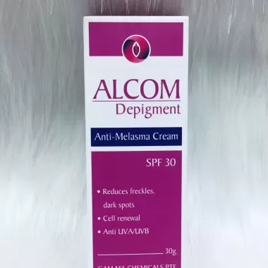 Kem Alcom Depigment 30g - Mờ Vết Thâm Nám, Tàn Nhang Trên Da 3 Kem Alcom Depigment 30g - Mờ Vết Thâm Nám, Tàn Nhang Trên Da 3