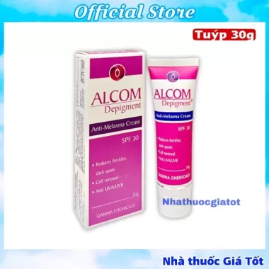 Kem Alcom Depigment 30g - Mờ Vết Thâm Nám, Tàn Nhang Trên Da 7 Kem Alcom Depigment 30g - Mờ Vết Thâm Nám, Tàn Nhang Trên Da 7