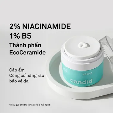 Kem Dưỡng Ẩm B5 CICA Phục Hồi Da - Candid Giảm 20% Chỉ 162.400đ 50ml 4