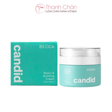 Kem Dưỡng Ẩm B5 CICA Phục Hồi Da - Candid Giảm 20% Chỉ 162.400đ 50ml 6