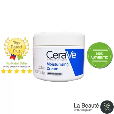 Kem dưỡng ẩm toàn thân Cerave Moisturizing Cream Body 340g (cơ thể và da mặt) 6 Kem dưỡng ẩm toàn thân Cerave Moisturizing Cream Body 340g (cơ thể và da mặt) 6