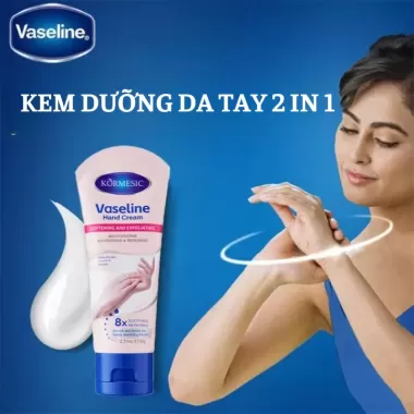 Kem Dưỡng Da Tay Vaseline KORMESIC Dưỡng Ẩm, Làm Dịu, Bổ Sung Độ Ẩm Cho Da, Chống Nhăn, Lão Hoá, Nứt Nẻ 1