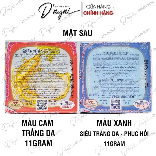 Hình ảnh sản phẩm Kem Dưỡng Trắng Da PROMINA GINSENG PEARL CREAM 11g Thái Lan - Giảm 20% chỉ còn 79.000đ