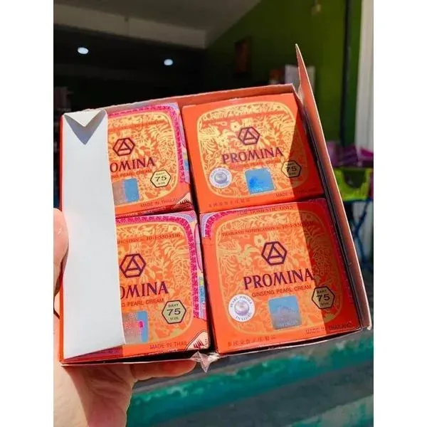 Hình ảnh sản phẩm Kem Dưỡng Trắng Da PROMINA GINSENG PEARL CREAM 11g Thái Lan - Giảm 20% chỉ còn 79.000đ