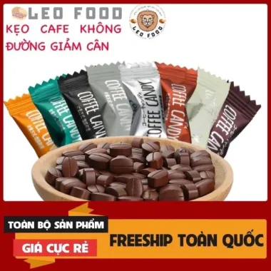 Kẹo Cà Phê Không Đường Giảm Cân 100g - Ăn Kiêng An Toàn Giá Tốt 21000đ