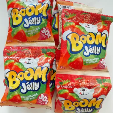 Kẹo Dẻo Boom Jelly Orion Đủ Vị - Combo 5 Gói 25g, Ăn Vặt Giá Cực Sỉ 31.000đ