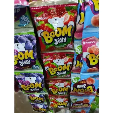 Kẹo Dẻo Boom Jelly Orion Đủ Vị - Combo 5 Gói 25g, Ăn Vặt Giá Cực Sỉ 31.000đ