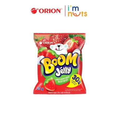Kẹo Dẻo Boom Jelly Orion Đủ Vị - Combo 5 Gói 25g, Ăn Vặt Giá Cực Sỉ 31.000đ 6 Kẹo Dẻo Boom Jelly Orion Đủ Vị - Combo 5 Gói 25g, Ăn Vặt Giá Cực Sỉ 31.000đ 6