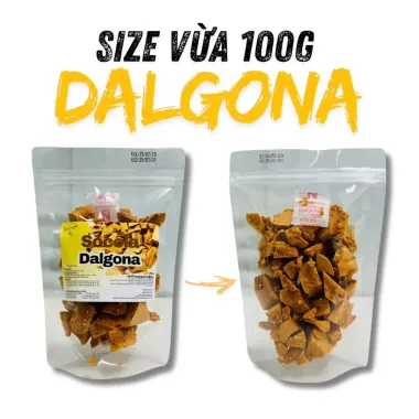 Kẹo đường Dalgona socola giảm giá - Size vừa 100g chỉ 23k 4